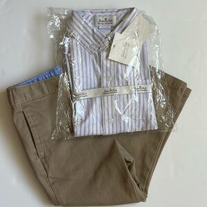 Bundle: Janie and Jack shirt, pants, trousers